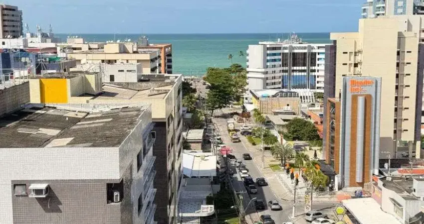 Lindo apartamento de 1 quarto com vista definitiva para o mar