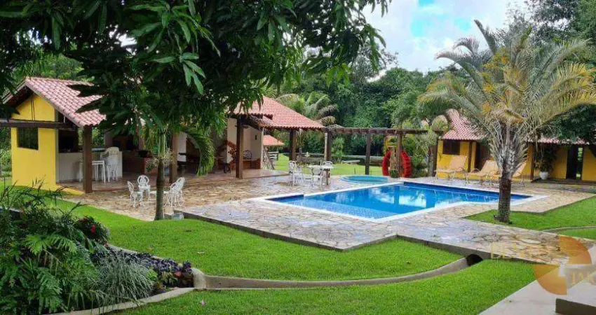 Chácara com 5 dormitórios à venda, 110000 m² por R$ 7.000.000 - Zona Rural - Chapada dos Guimarães/MT