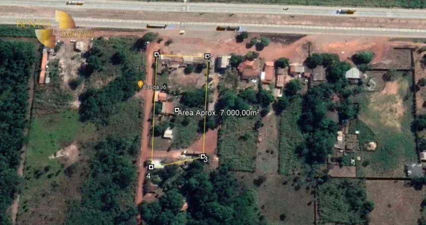 Área à venda, 7000 m² por R$ 700.000,00 - Zona Rural  - Várzea Grande/MT
