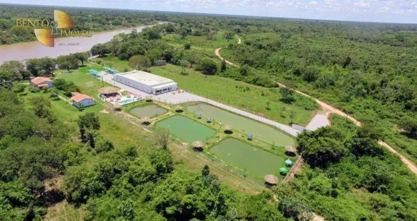 Pousada com 12 dormitórios à venda, 12000 m² por R$ 4.000.000,00 - Zona Rural - Barão de Melgaço/MT