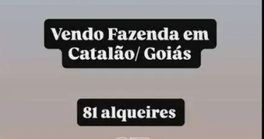 Fazenda à venda, 3931000 m² por r$ 20.250.000 - zona rural - catalão/go