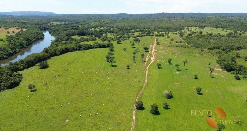Fazenda com 2 dormitórios à venda, 1500000 m² por r$ 3.200.000 - zona rural - chapada dos guimarães/mt