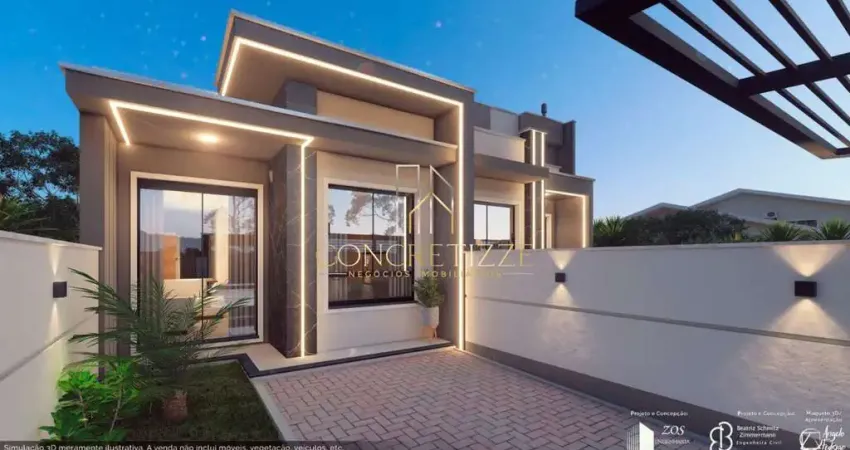 Casa geminada na quadra do mar - bairro meia praia - navegantes sc !!!