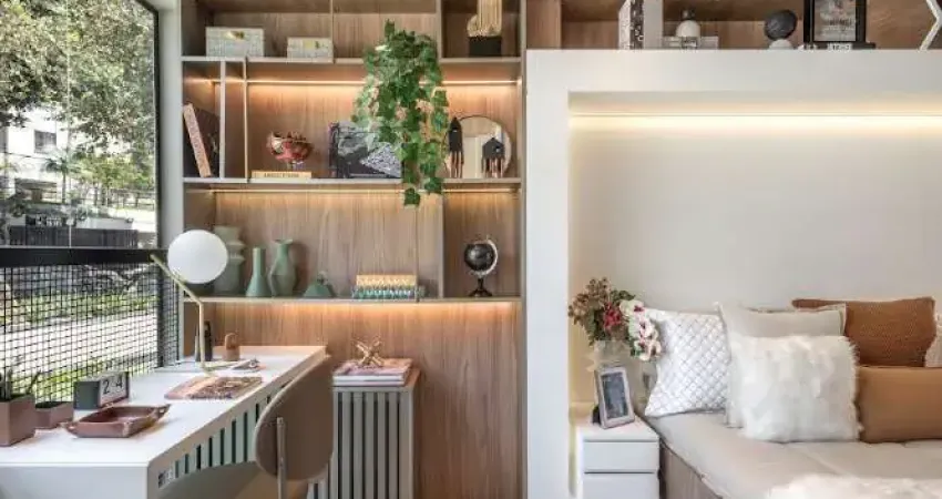 Apartamento no Condomínio Level Brooklin com 61m² 2dormitórios 1 banheiro