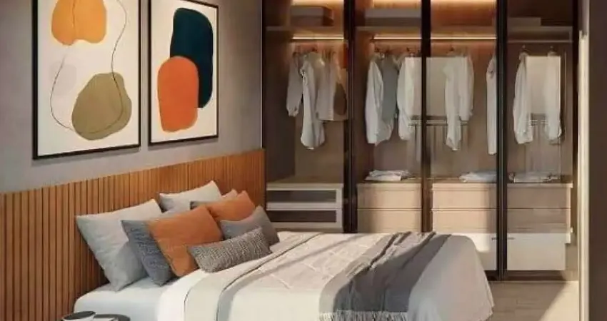 Condomínio Praça Saúde, Apartamento de 57m² com 1 suíte, 1 vaga.