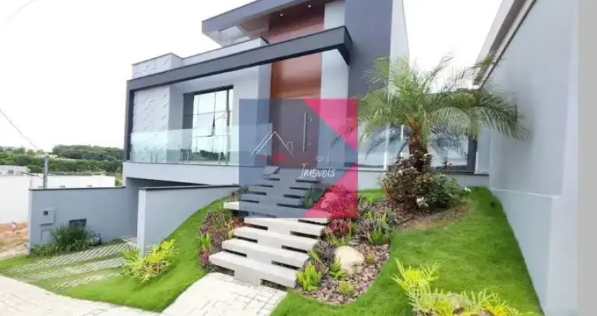 Uma casa de alto padrão no condomínio las palmas, com acabamento de primeira