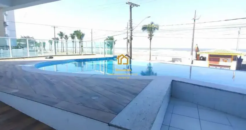 Oportunidade apartamento com vista total para o mar, mongaguá/sp