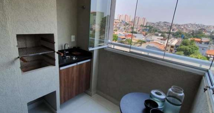 Apartamento em Santo Andre 2 quartos com suíte e varanda com churrasqueira