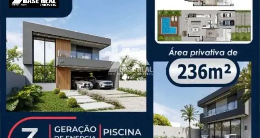 Casa em condomínio fechado com 3 quartos à venda na Avenida União Pan-americana, Colônia Dona LuÍza, Ponta Grossa