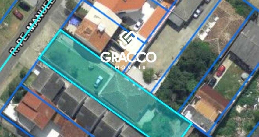 Terreno 12x48m à venda na Rua Padre Manuel da Nóbrega - Fanny Curitiba PR
