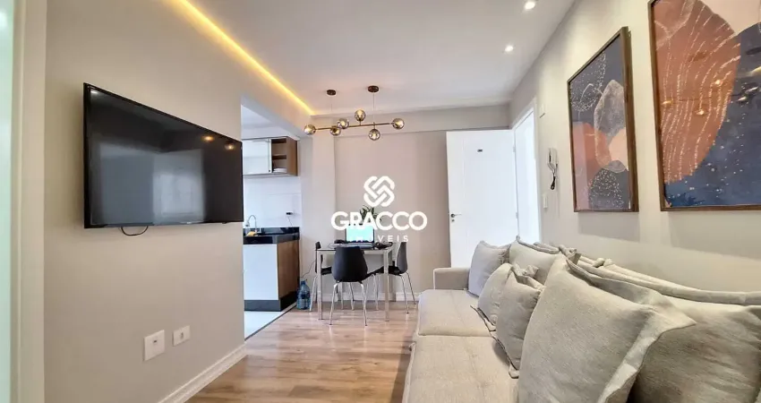 Apartamento mobiliado 1 quarto com sacada à venda no água verde oportunidade!