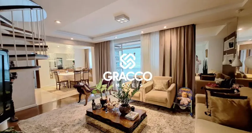 Cobertura duplex com 3 dormitórios, 3 vagas à venda no alto da xv - curitiba