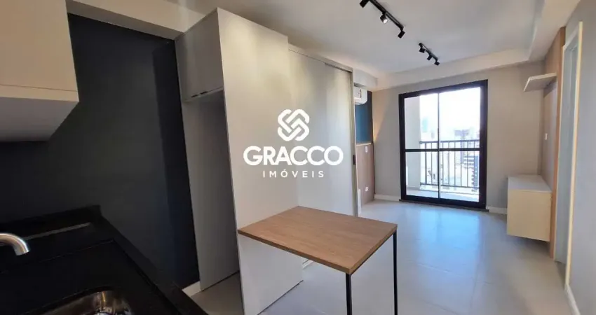 Apartamento studio mobiliado em condomínio com lazer no centro de curitiba pr