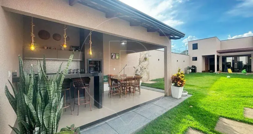 Casa para venda em caldas novas, jardim park sul, 3 dormitórios, 2 suítes, 3 banheiros, 1 vaga