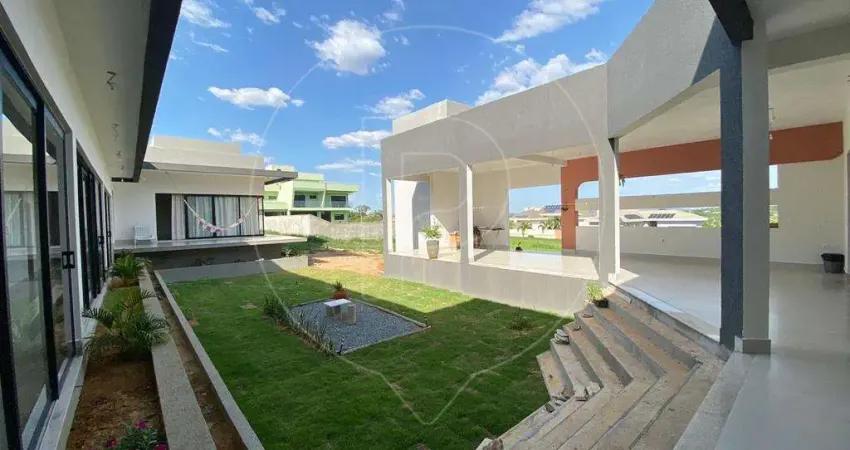 Casa em condomínio para venda em caldas novas, condomínio aldeia das thermas, 5 dormitórios, 4 suítes, 4 banheiros, 4 vagas