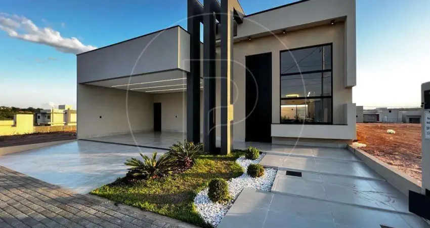 Casa em condomínio para venda em caldas novas, cidade das flores, 3 dormitórios, 2 suítes, 3 banheiros, 2 vagas