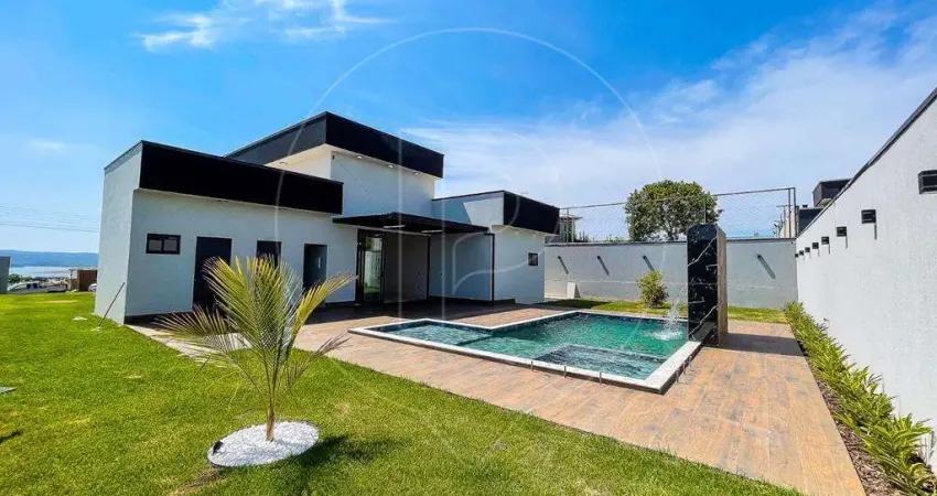 Casa em condomínio para venda em caldas novas, condomínio marinas di caldas, 4 dormitórios, 3 suítes, 5 banheiros, 4 vagas