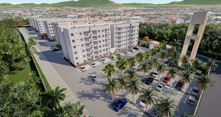 Apartamento em condomínio no bairro messejana com 2 quartos