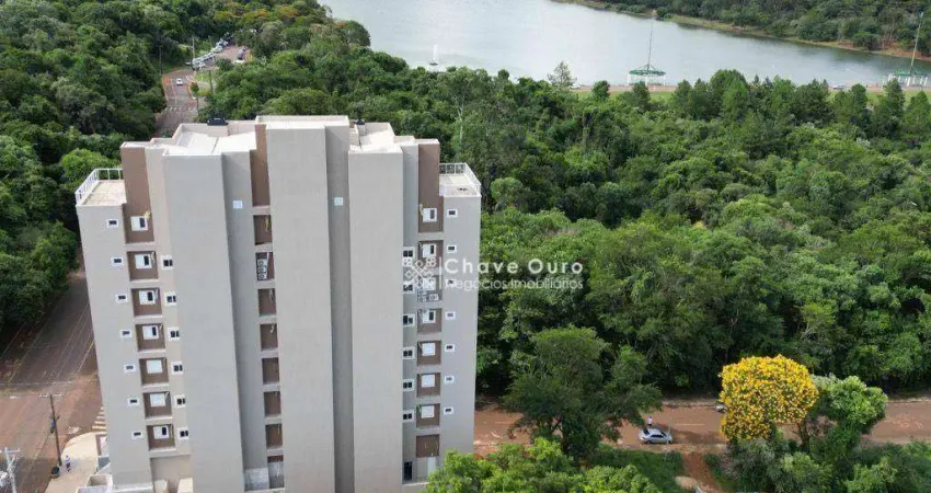 Apartamento com vista para o lago municipal de cascavel.