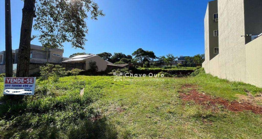 Terreno à venda, 490 m² por R$ 637.000,00 - Canadá - Cascavel/PR