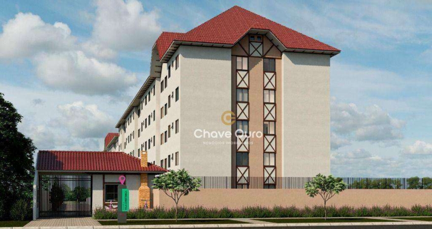 Apartamento MOBILIADO E DECORADO com 1 dormitório à venda, 46 m² por R$ 364.000 - Pioneiros Catarinenses - Cascavel/PR