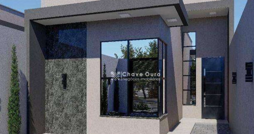 Casa com 3 dormitórios à venda, 81 m² por R$ 470.000,00 - Canadá - Cascavel/PR