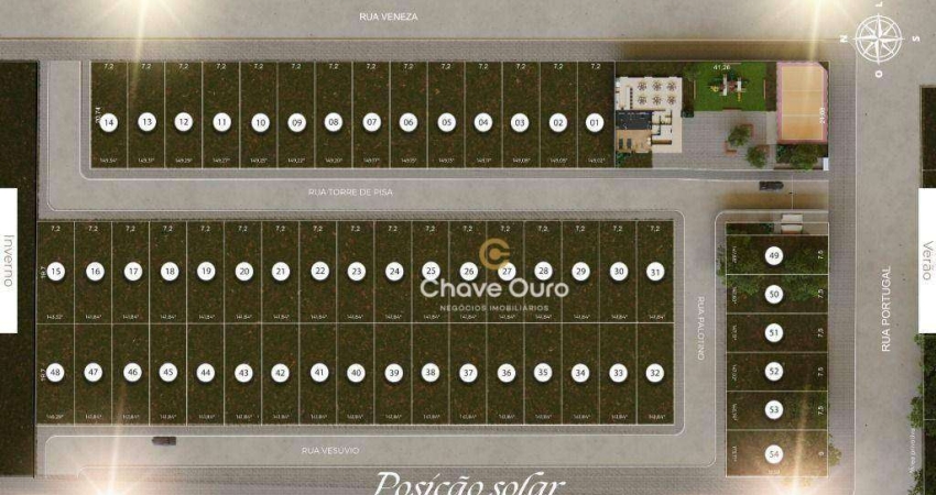 Terreno à venda, 232 m² por R$ 282.519,93 - Cascavel Velho - Cascavel/PR