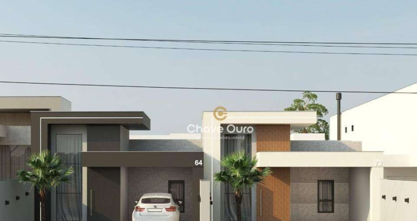 Casa com 3 dormitórios à venda, 118 m² por R$ 730.000,00 - Tocantins - Toledo/PR