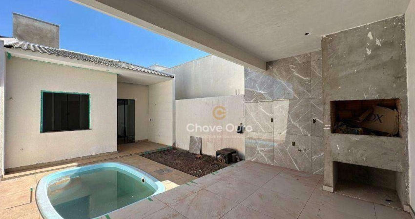 Casa com piscina e 2 dormitórios à venda, 71 m² por R$ 320.000 - Belmonte - Cascavel/PR
