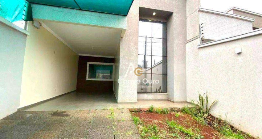 Sobrado invertido à venda, bairro Novo Milênio, Cascavel/Pr.