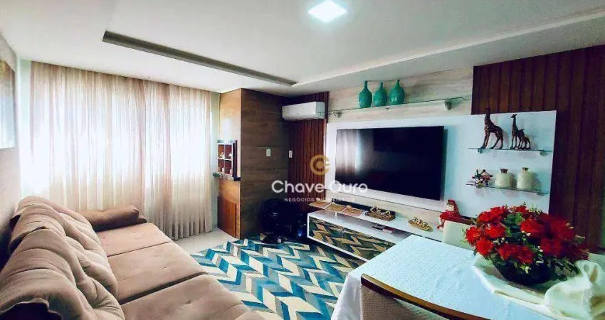 Apartamento semimobiliado, com 2 dormitórios à venda, 57,87 m² por R$ 410.000 - Coqueiral - Cascavel/PR