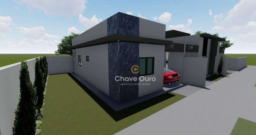 Casa com 2 dormitórios à venda, 47 m² por R$ 215.000,00 - Pinheirinho - Toledo/PR