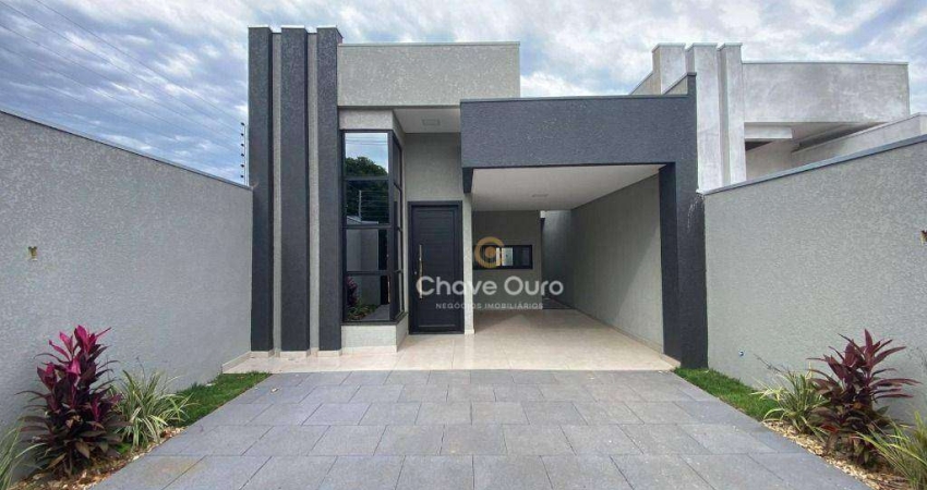 Casa à venda, 107 m² por R$ 630.000,00 - Coqueiral - Cascavel/PR