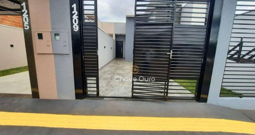 Casa com 2 dormitórios à venda, 62 m² por R$ 345.000 -Coopagro / Jd. Gualtiere- Toledo/PR