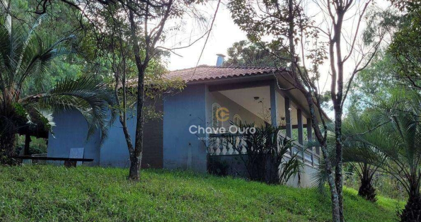 Área com casa de alvenaria, patagem e reflorestamento de pinus.                                                                                      e