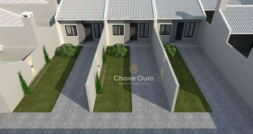 Casa na planta com 2 dormitórios à venda, 61 m² - Ecopark - Cascavel/PR