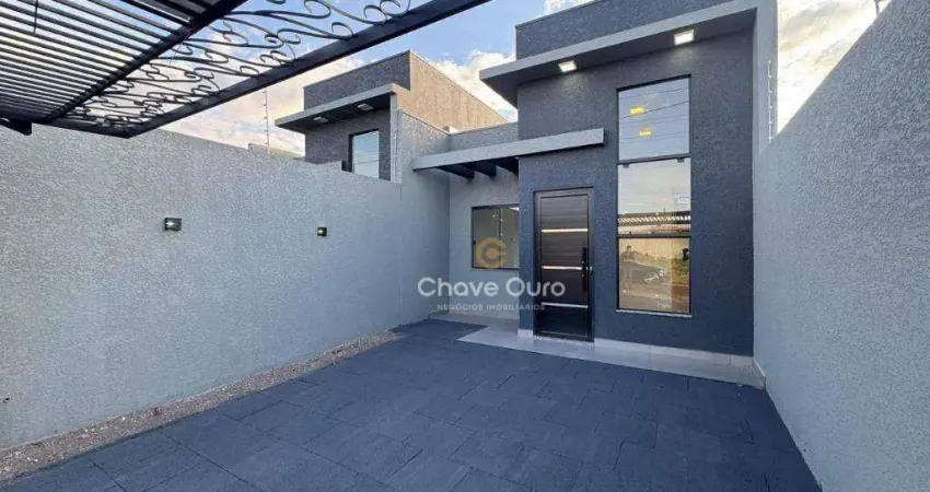 Casa com 3 dormitórios(sendo 1 Suíte) à venda, 73 m² por R$ 380.000 - Florais do Parana - Cascavel/PR