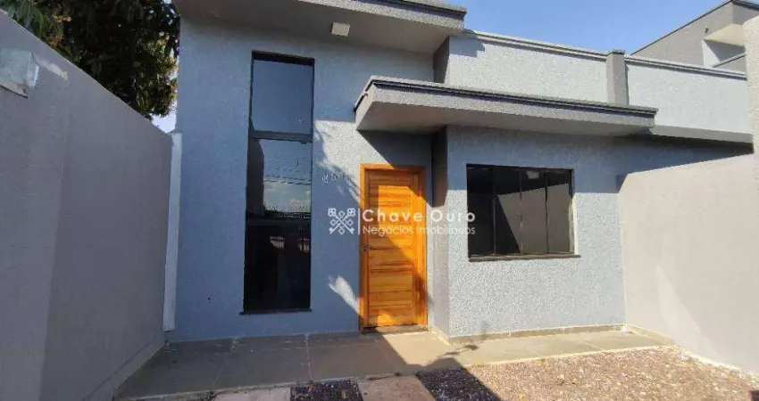 Casa com 3 dormitórios à venda, 62 m² por R$ 335.000,00 - Brasília - Cascavel/PR