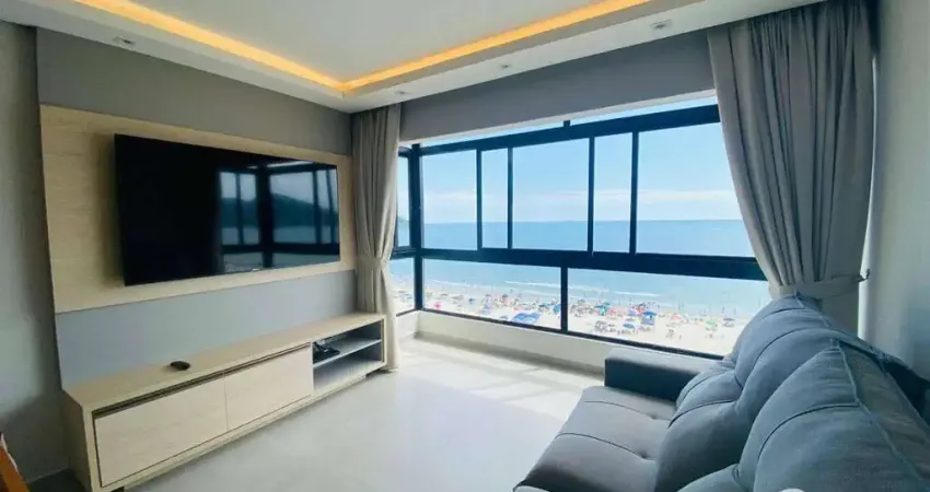 Apartamento com 3 dormitórios para alugar, 126 m² por r$ 1.200,01/dia - frente mar - balneário camboriú/sc