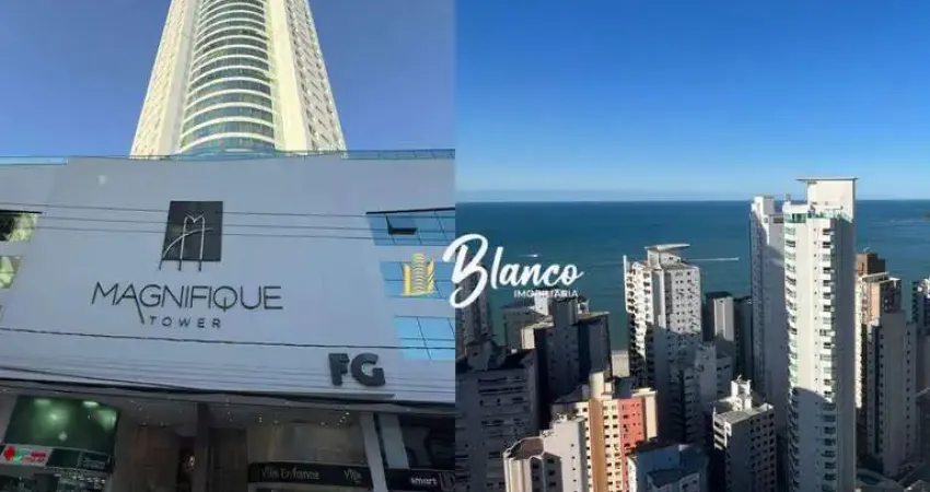 Apartamento com 3 suítes e vista mar  na quadra do mar em balneário camboriú