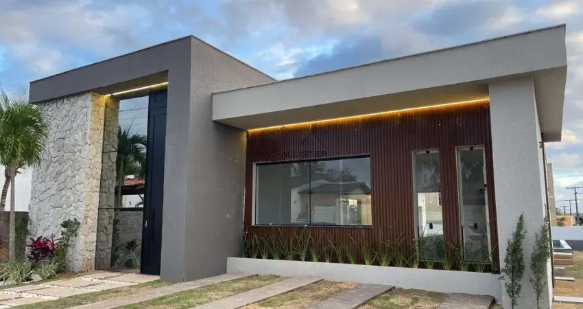 Casa nova com piscina, suite master, alto padrão - barra do jacuipe