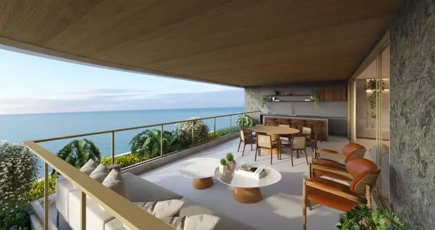 'Frente Mar Escultural: Sofisticação, Natureza e Design em Total Harmonia'