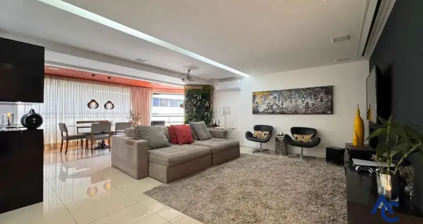 Apartamento com 4 suítes, 3 vagas e vista mar na jatiúca | 204m²