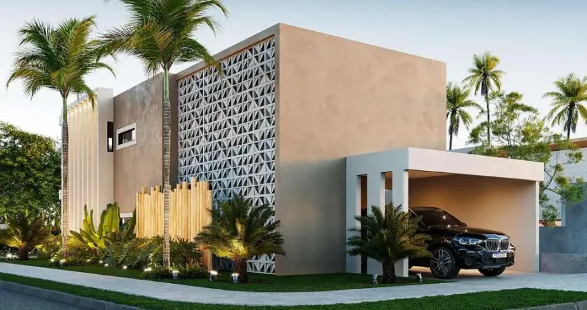 Condomínio á beira-mar de coruripe - casa de alto padrão de 5 suítes