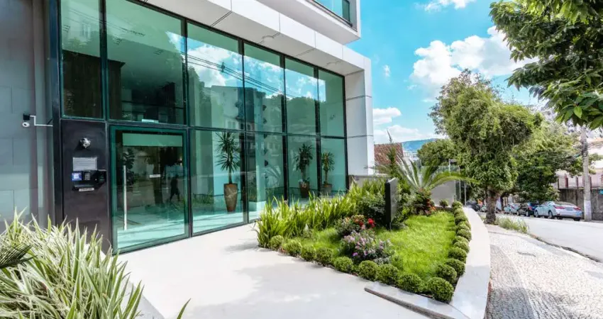 Apartamento à venda mobiliado com 2 quartos (suíte) varanda gourmet 2 vagas no bom pastor - juiz de fora - mg