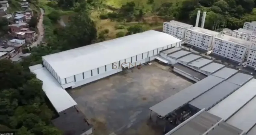 Galpão logístico para locação com possibilidade de doca, em juiz de fora, com 1500m² .
