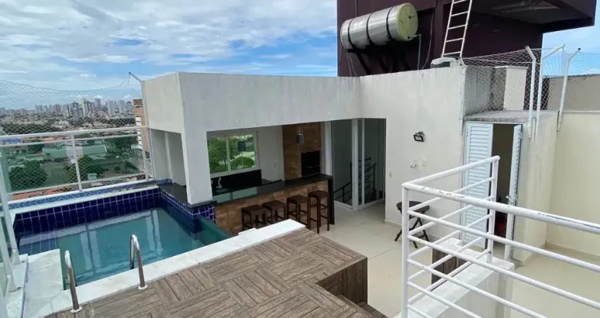 Cobertura perfeita em ponta negra com vista mar e piscina privativa
