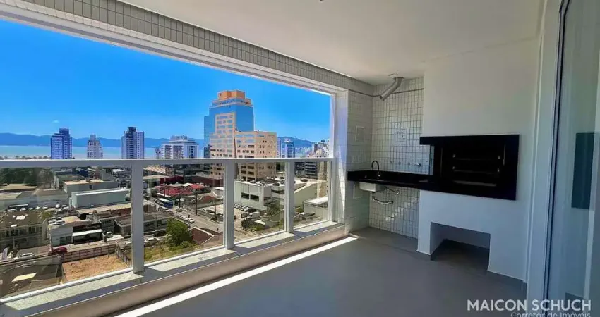 APARTAMENTO VISTA MAR COM 3 SUÍTES NO CONDOMÍNIO SANTORIM DA BECO CASTELO- ESTREITO/SC