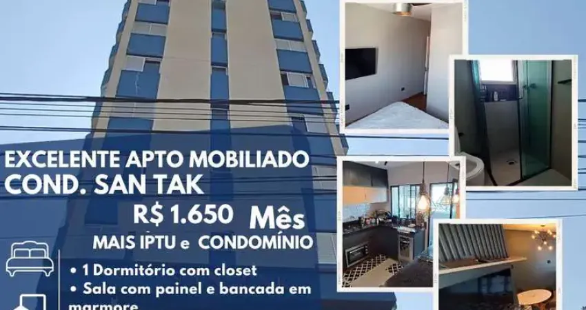 Apartamento com 1 quarto para alugar na Avenida Santos Dumont, Casa Branca, Santo André