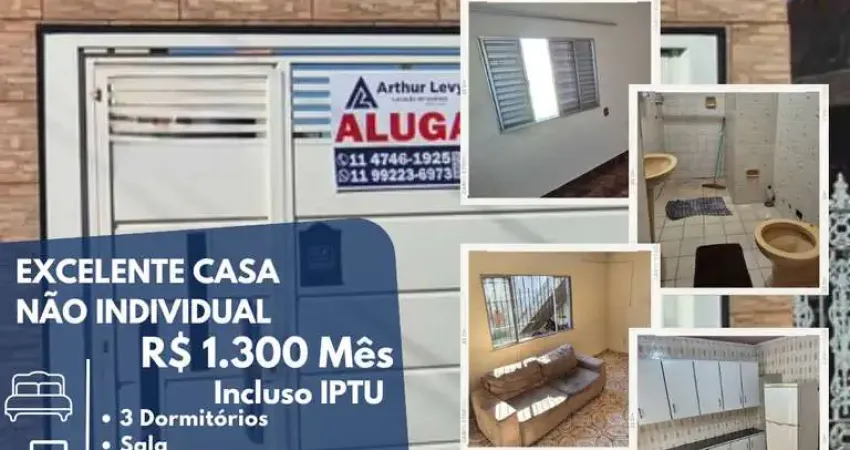 Casa com 3 quartos para alugar na Rua Aurora Ribeiro, Jardim Esperança, Mauá